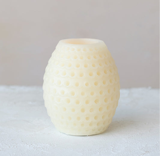 Pillar Embossed LED Candle