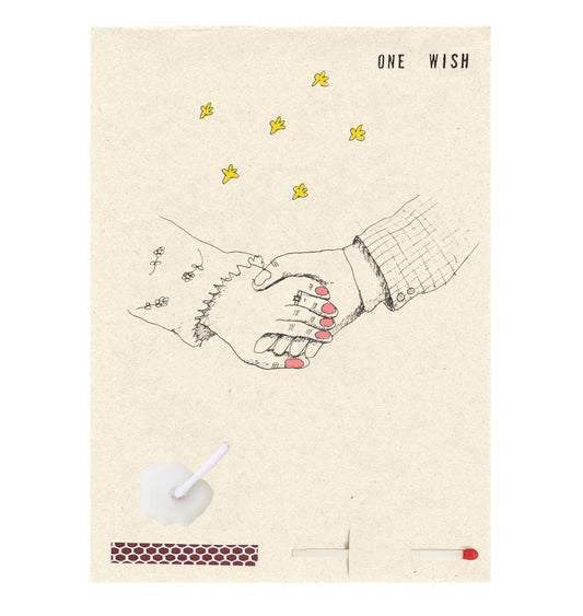 Holding Hands Wish Card