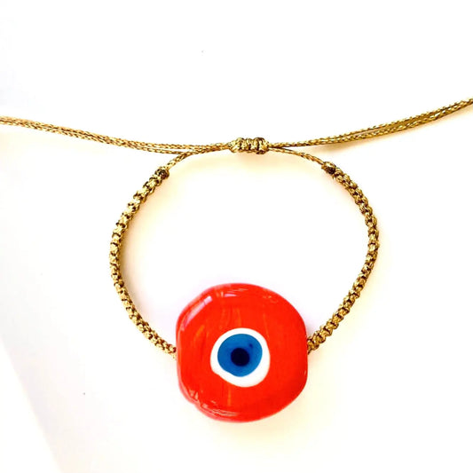 Apple Evil Eye Bracelet