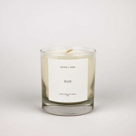 Oud Candle - Detroit Rose