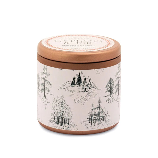 Cypress + Fir Tin Candle