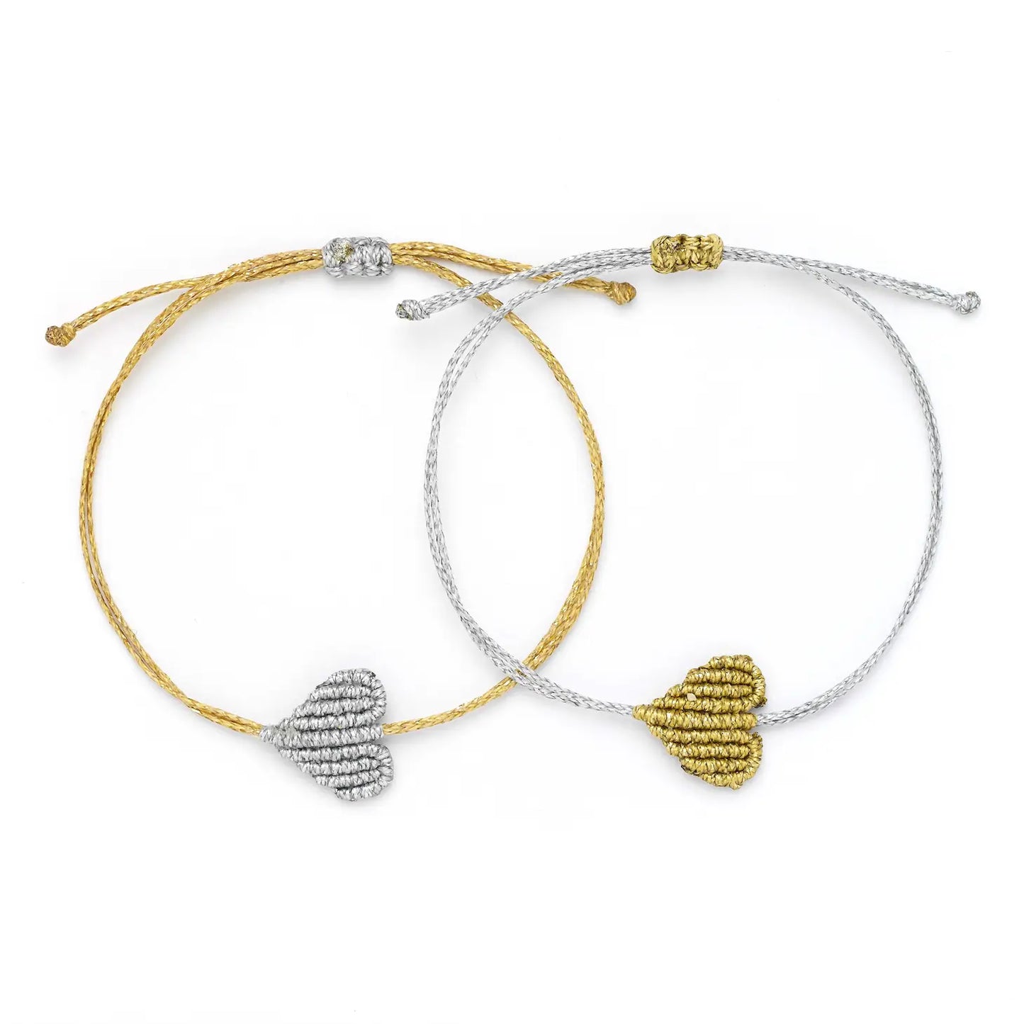 Threaded Heart Bracelet