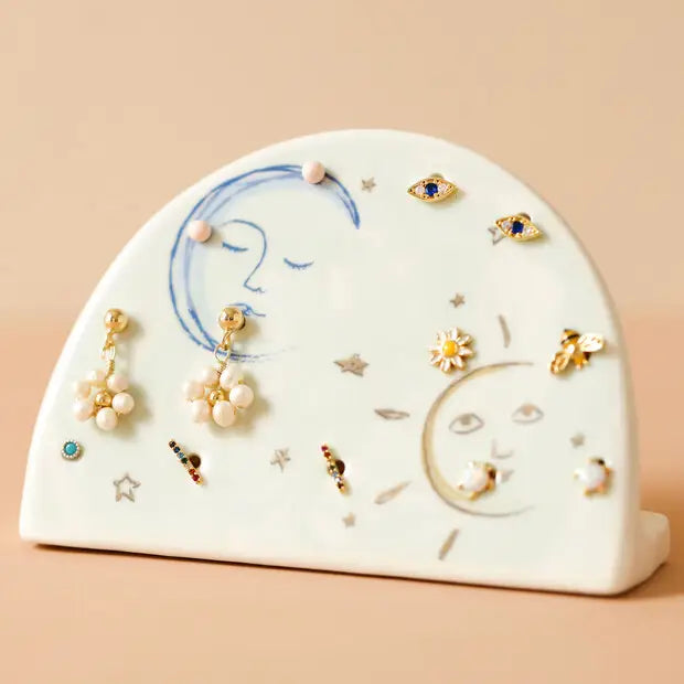 Sun + Moon Earring Holder