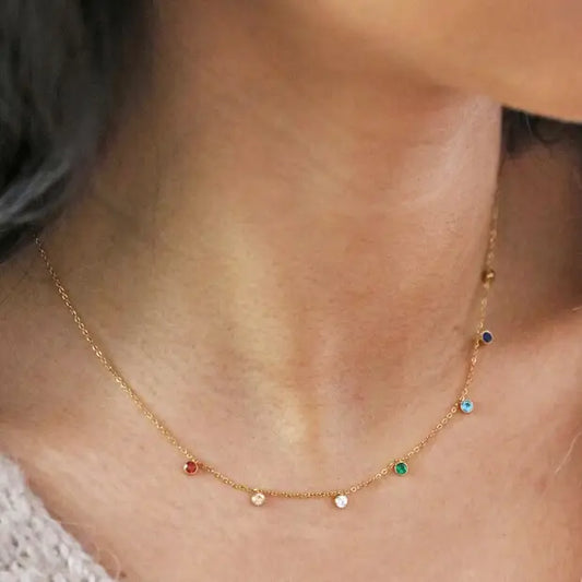 Rainbow Crystal Necklace