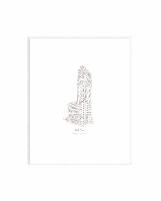 The Book Tower Print