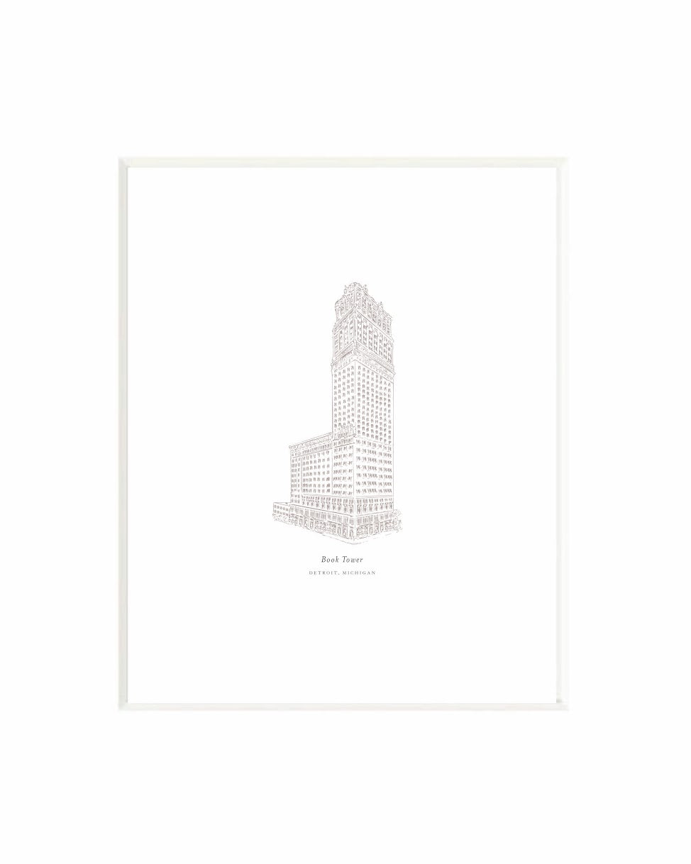 The Book Tower Print