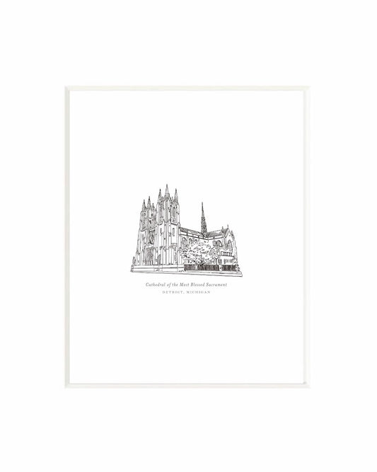 Cathedral of the Most Blessed Sacrament Print