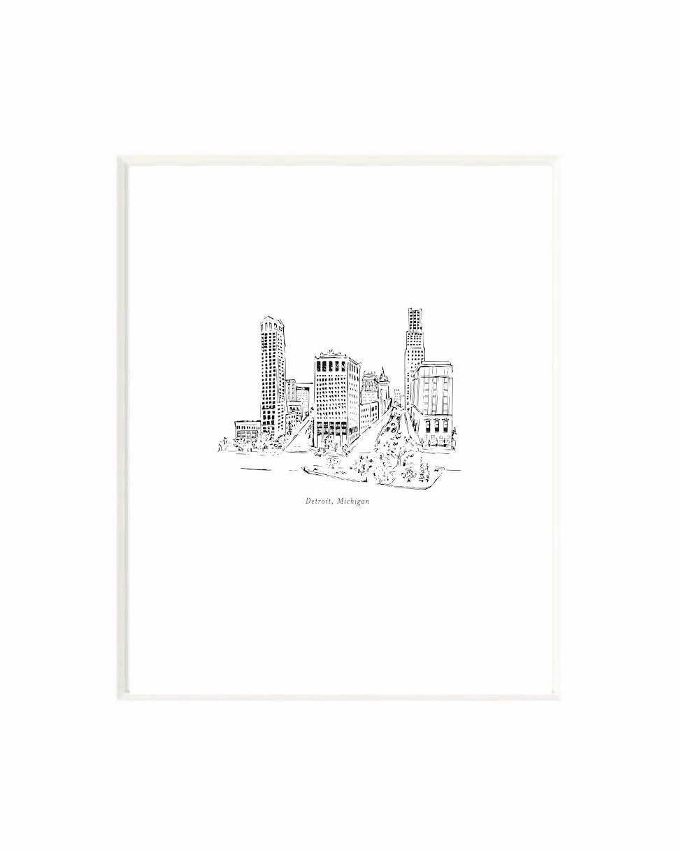 Detroit Print