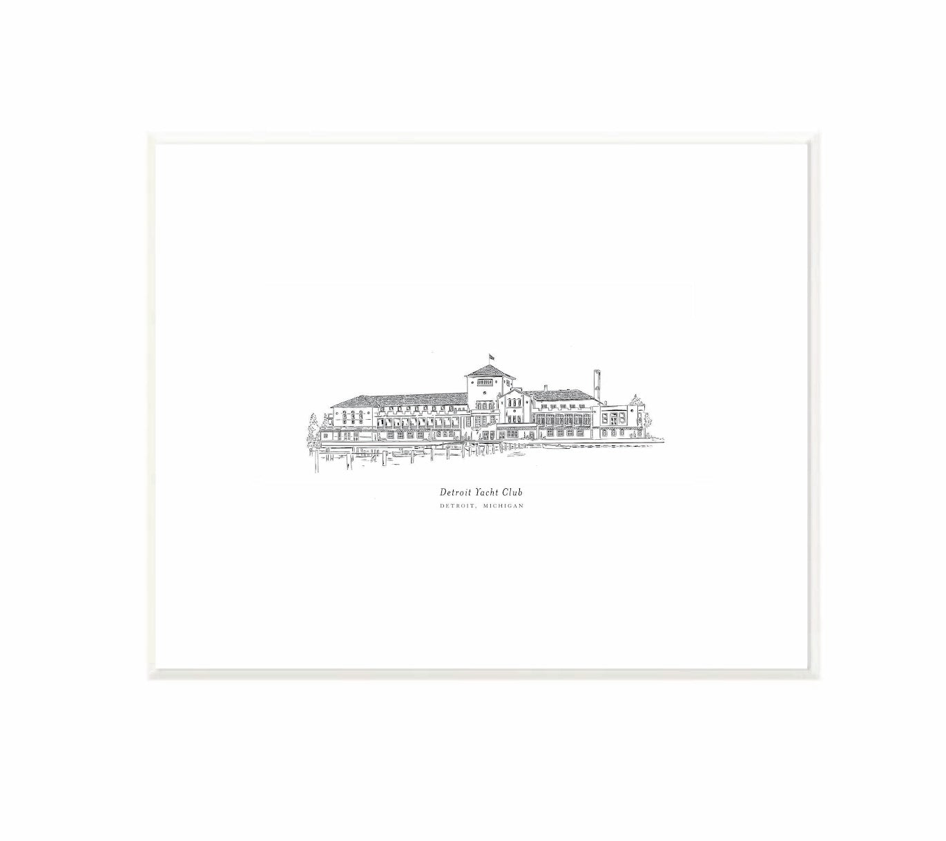 Detroit Yacht Club Print