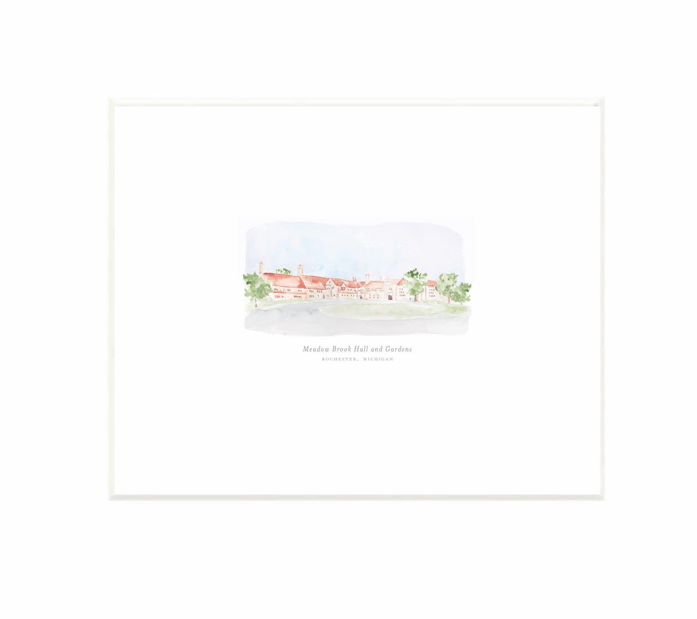 Meadowbrook Hall + Gardens Print