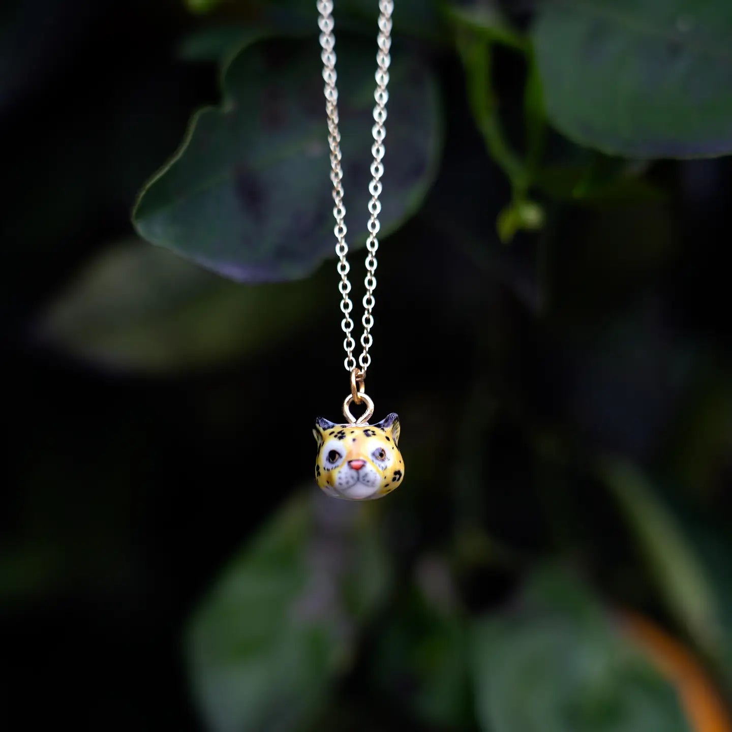 Tiny Leopard Necklace