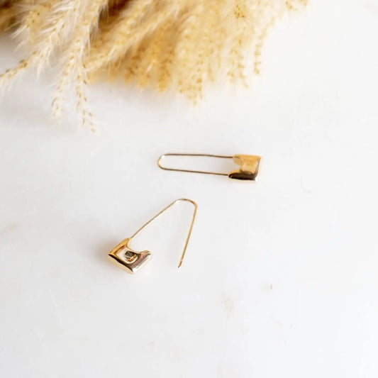 Safety Pin Earrings