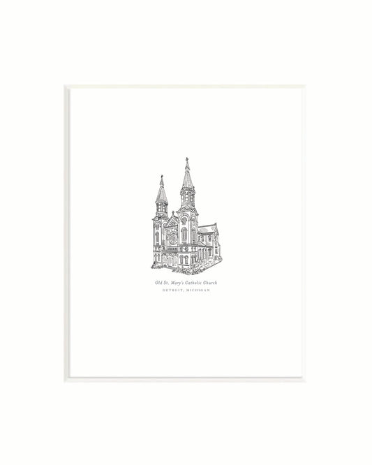 Old St. Mary’s Catholic Church Print