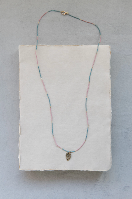 Glass and Alloy Bead Toulon Necklace