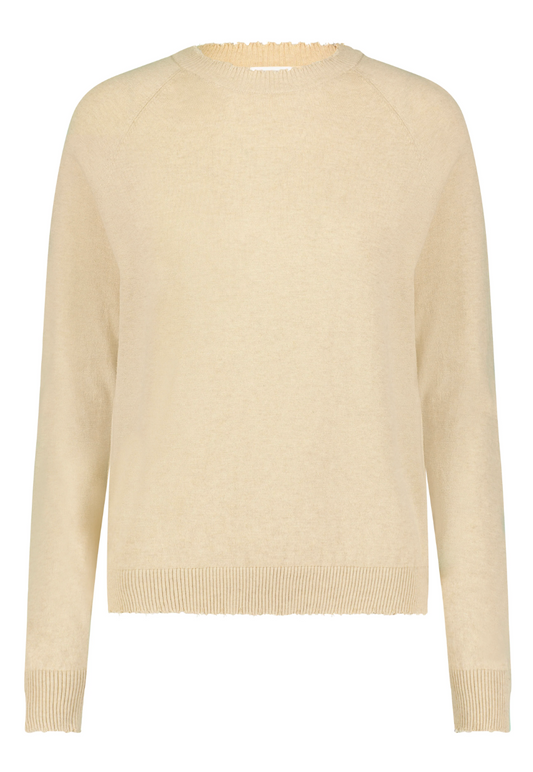 Camel Cotton Cashmere Sweater