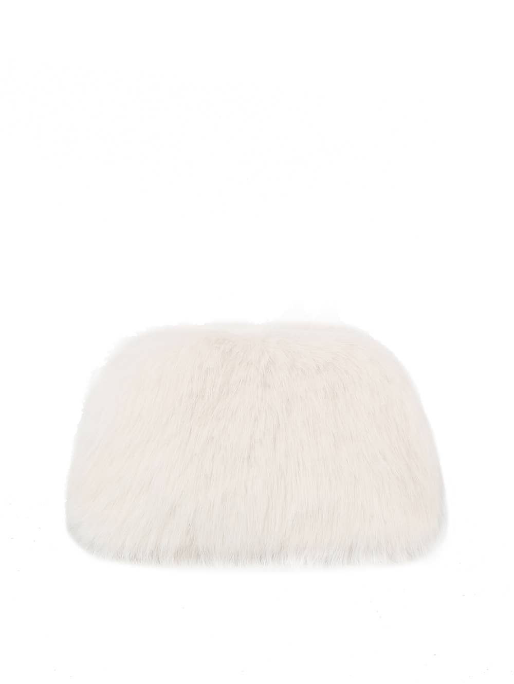 Calin Collection Faux Fur Clutch Bag Soft Plush Exterior