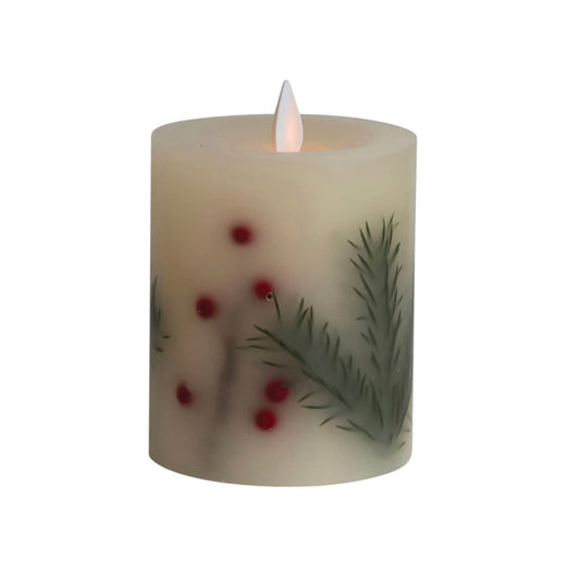 Flameless Pillar Candle