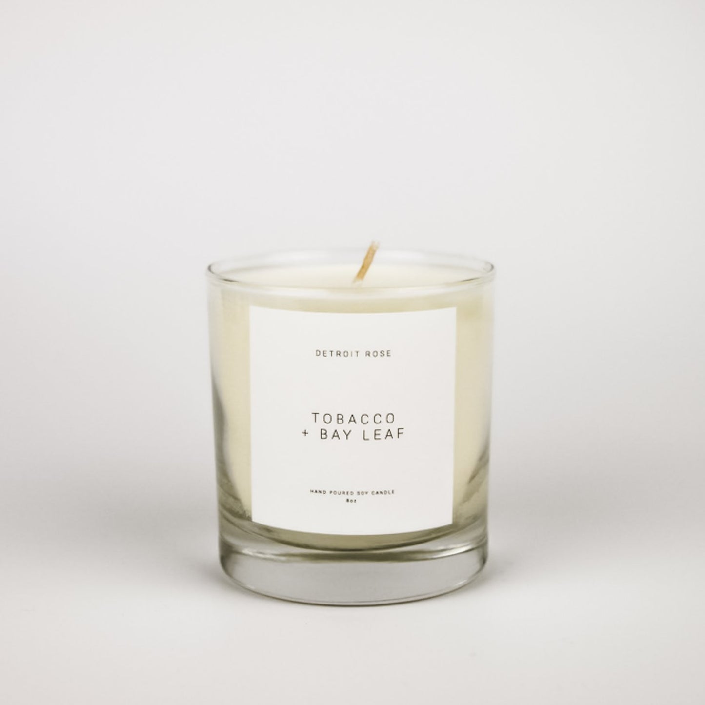 Tobacco + Bay Leaf Candle - Detroit Rose