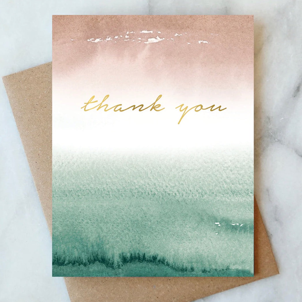 Earthy Thank You Card