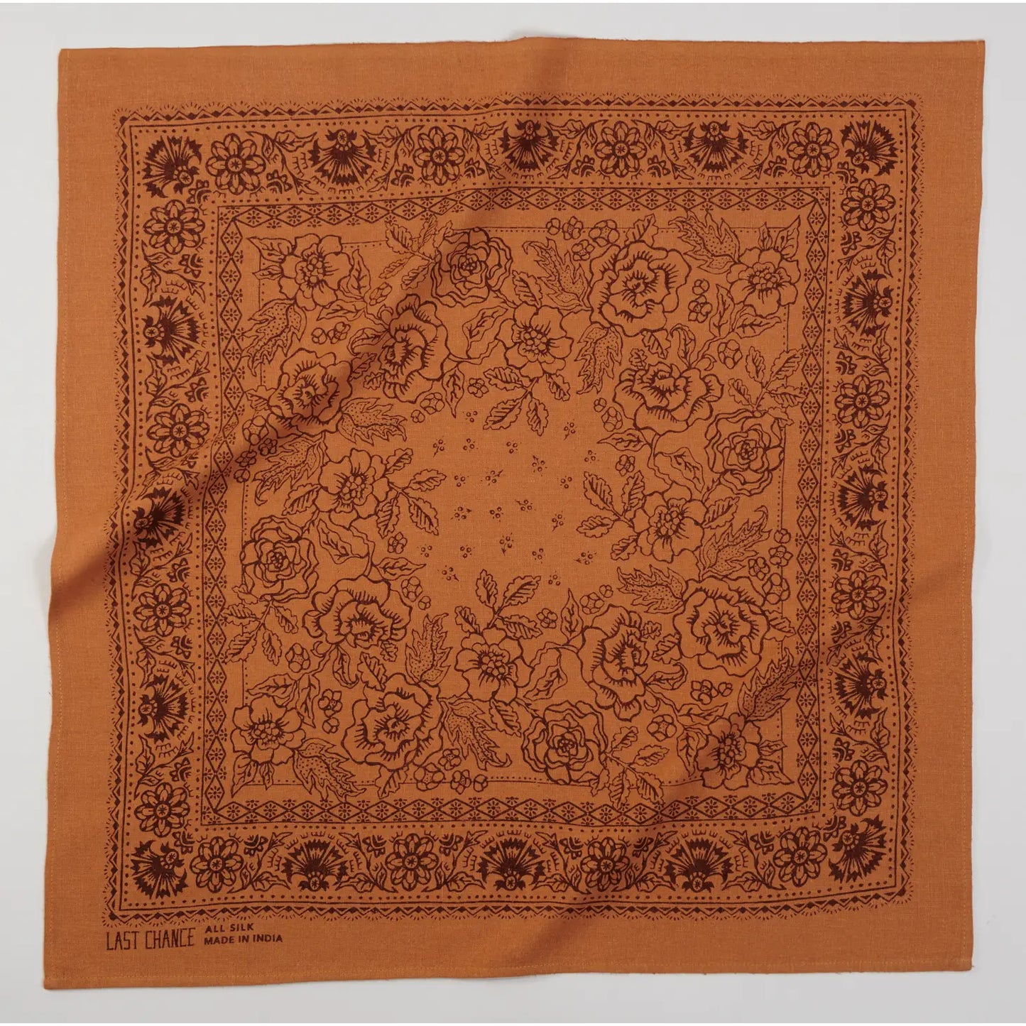 Natural Dye Silk Bandana