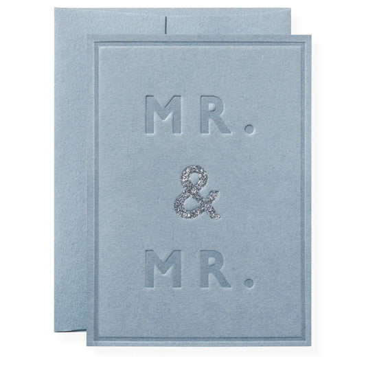 MR. & MR. Greeting Card