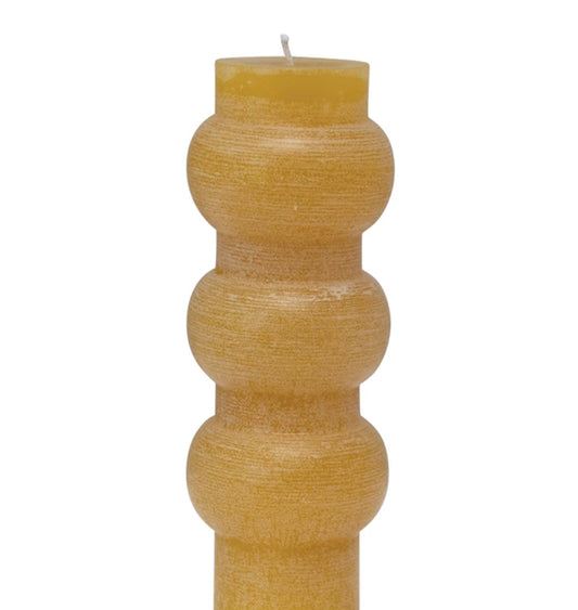 Unscented Honey Color Totem Candle