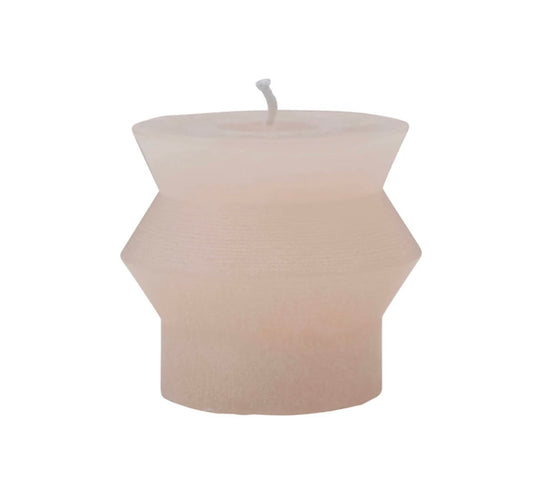 Unscented Blush Totem Candle