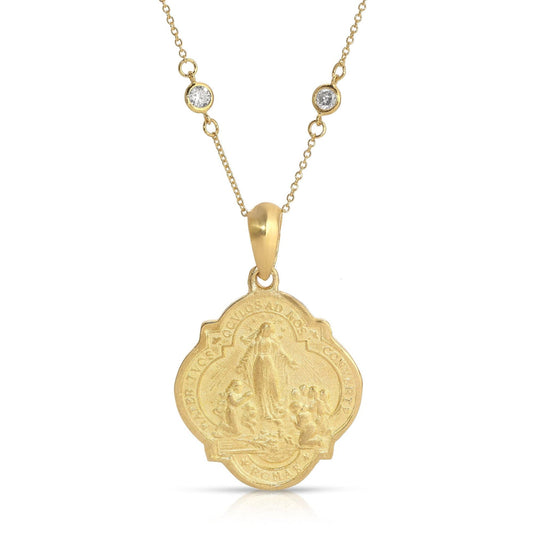 Mother Mary Pendant Necklace