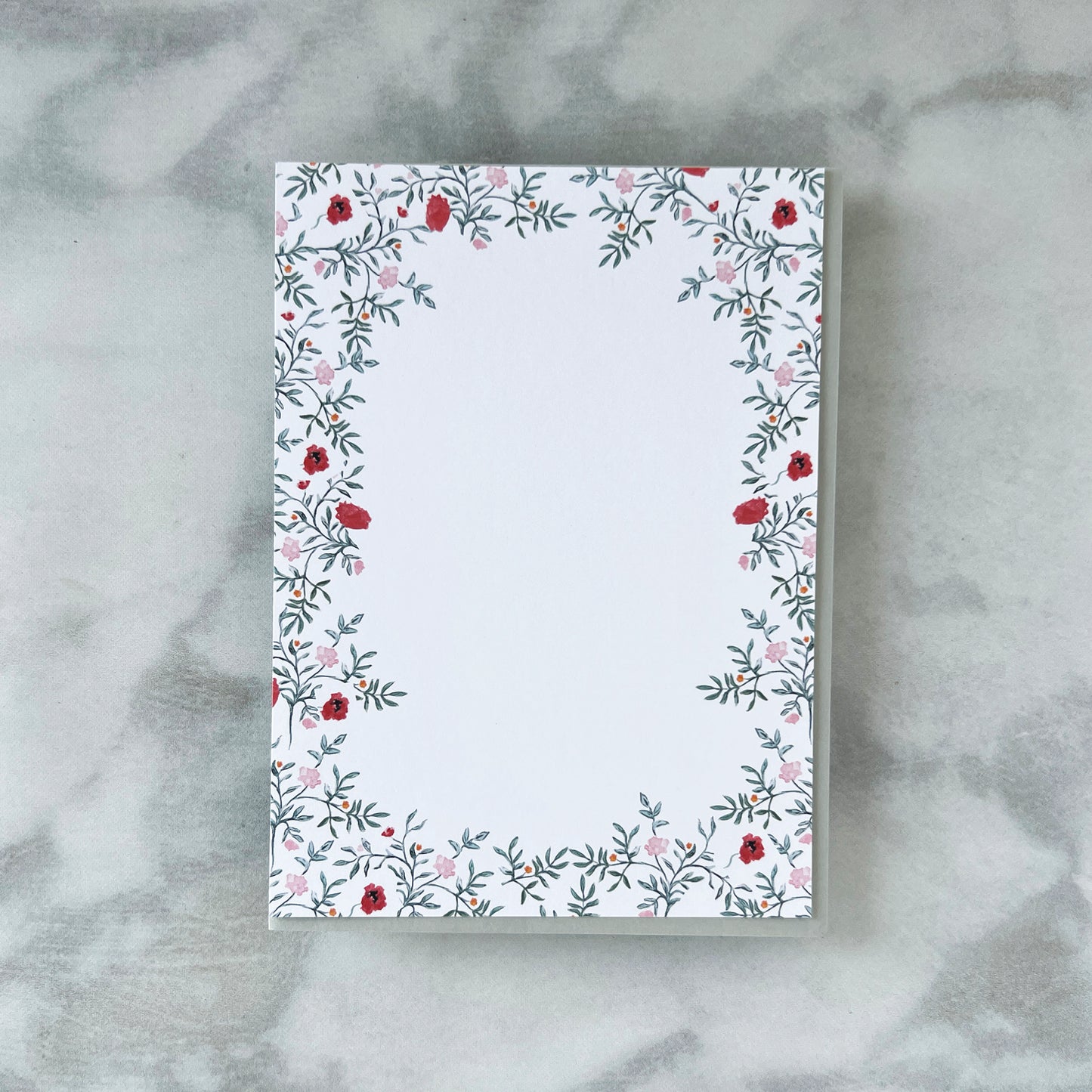 Red Botanical | JS Stationery Collection