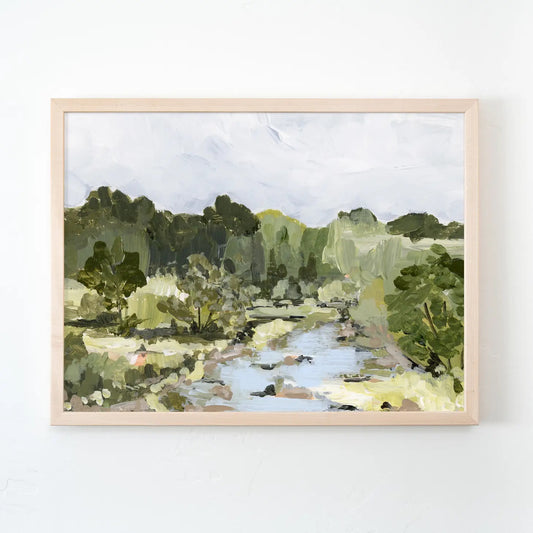 Countryside Creek Art Print