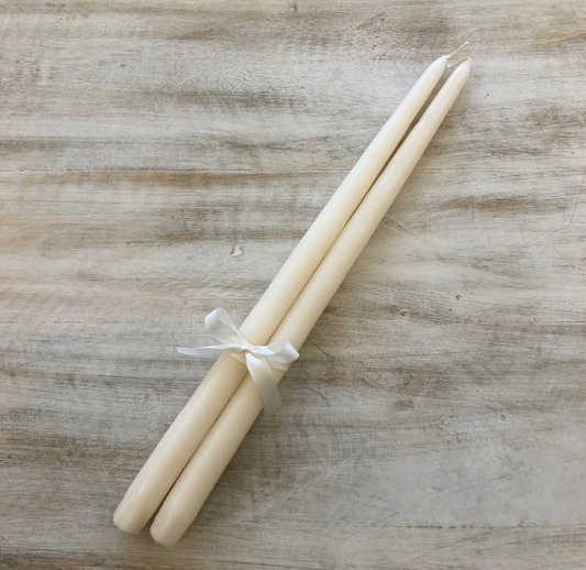 Ivory Taper Candle (Set of 2)