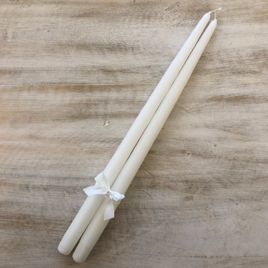 White Taper Candle (Set of 2)